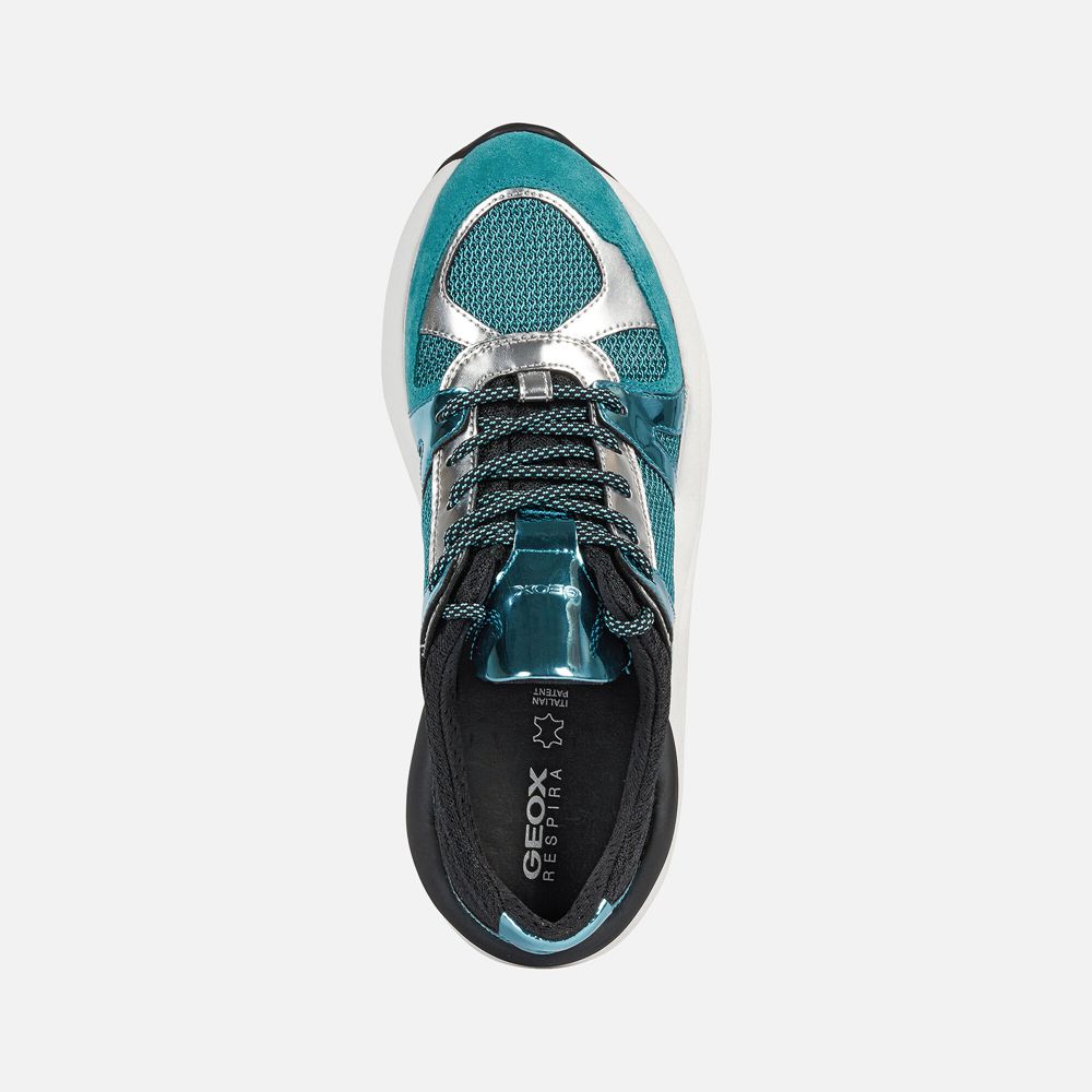 Basket Geox Topazio - Turquoise - Femme 852014-HUA